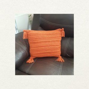 Crochet Throw Pillow, Throw Pillow, Pillow, Home Decor, Handmade Gifts